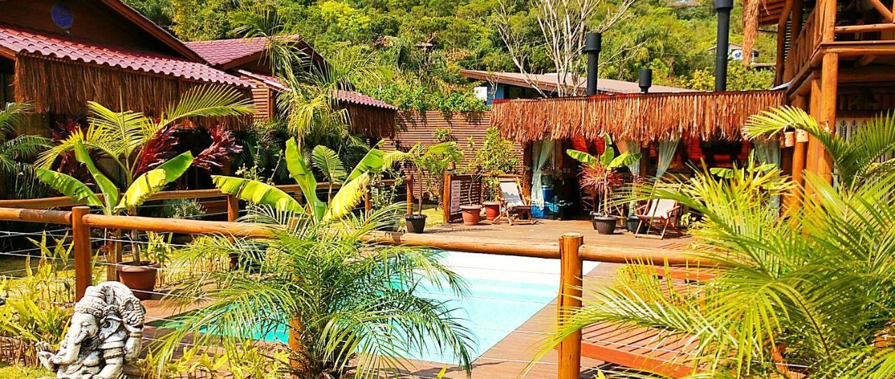 Hotel ॐ Rosa Astral ॐ Praia do Rosa Esterno foto